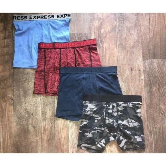 Express Underwear & Socks New Express 0 Lot Of 4 Express Mens Boxer